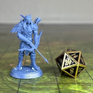 Male Elf Ranger - 32mm Scale - Unpainted Miniature