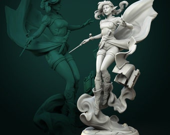 Vaelia Arra - Hechicera - Miniatura sin pintar