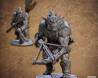 Bronzeclad Greatgoblin - Pose C - Unpainted Miniature