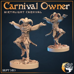 Carnival Owner - Mirthlight Carnival Collection - Unpainted Miniature