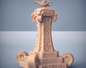 Lampaltaar - geestlamp - ongeverfd miniatuur