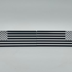 American Flag Truck Badges- Laser Cut- Two Badges one for each side-Emblem -Size 6x2.25