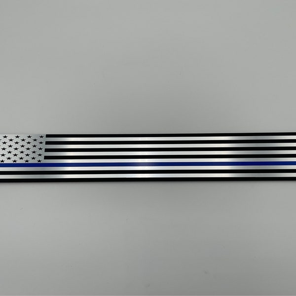 Club Car Precedent Badge/ Emblem front Plate- American Flag- FREE SHIPPING- 16x2.25- Laser Etched- 50 Star American Flag