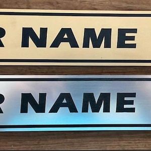Personalized Club Car DS Cart Badge - Cart Plate - Front Badge - Front Fender Badge- Choose Font in Third Picture