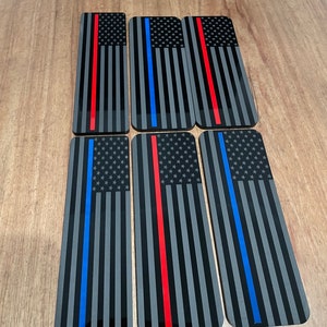 EZGO Txt Rxv - American Flag Emblem/Badge- Laser Etched- PREMIUM PLATE - 1/8 Acrylic Color Insert- 50 Star American Flag