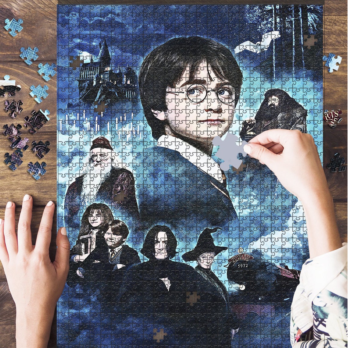 Harry Potter Jigsaw Puzzle Puzzle variety size 1000 pieces Etsy