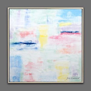 Hand-painted painting with very happy colors and peace, Abstract Painting, Art for gifts, Art and collectibles, Home decoration