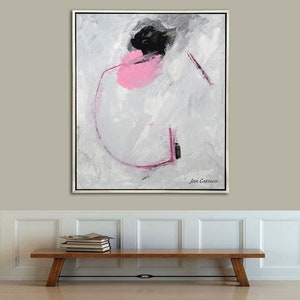 Abstrakte Malerei im Angebot, Gemälde mit Acryl auf Leinwand in Grautönen gemalt, Kunst schenken, Malerei auf Leinwand, abstrakte Malerei kaufen,