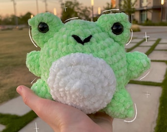 HECHO A PEDIDO - Crochet Rana Peluche Amigurumi Hecho a mano