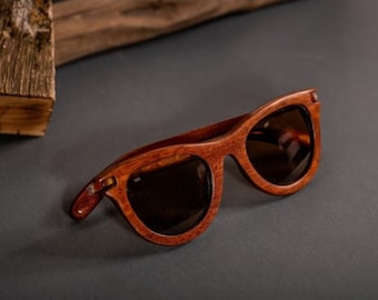 Gafas de madera / gafas de madera / gafas de sol de madera / gafas de madera / accesorios de madera / gafas de sol personalizadas / regalo para padrinos de boda / gafas de sol unisex