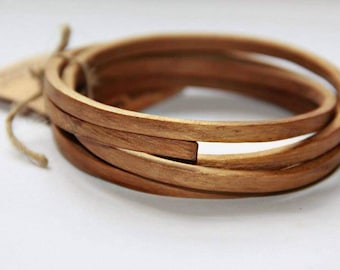 Wooden bracelet with enamel/ wooden bangle/ ladies bracelet/ modern bracelet/ unique bangle/ gift for her/ Handmade wooden bracelet