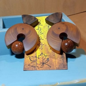 Wood earrings/dangel earrings-/boho earrings/Women earrings/earrings
