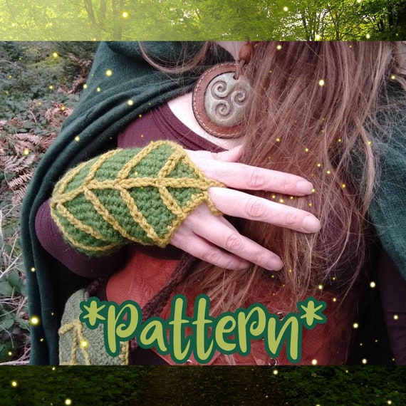 Elven Leaf Arm Bracers, Druid or Archer Cosplay, Fantasy Costume
