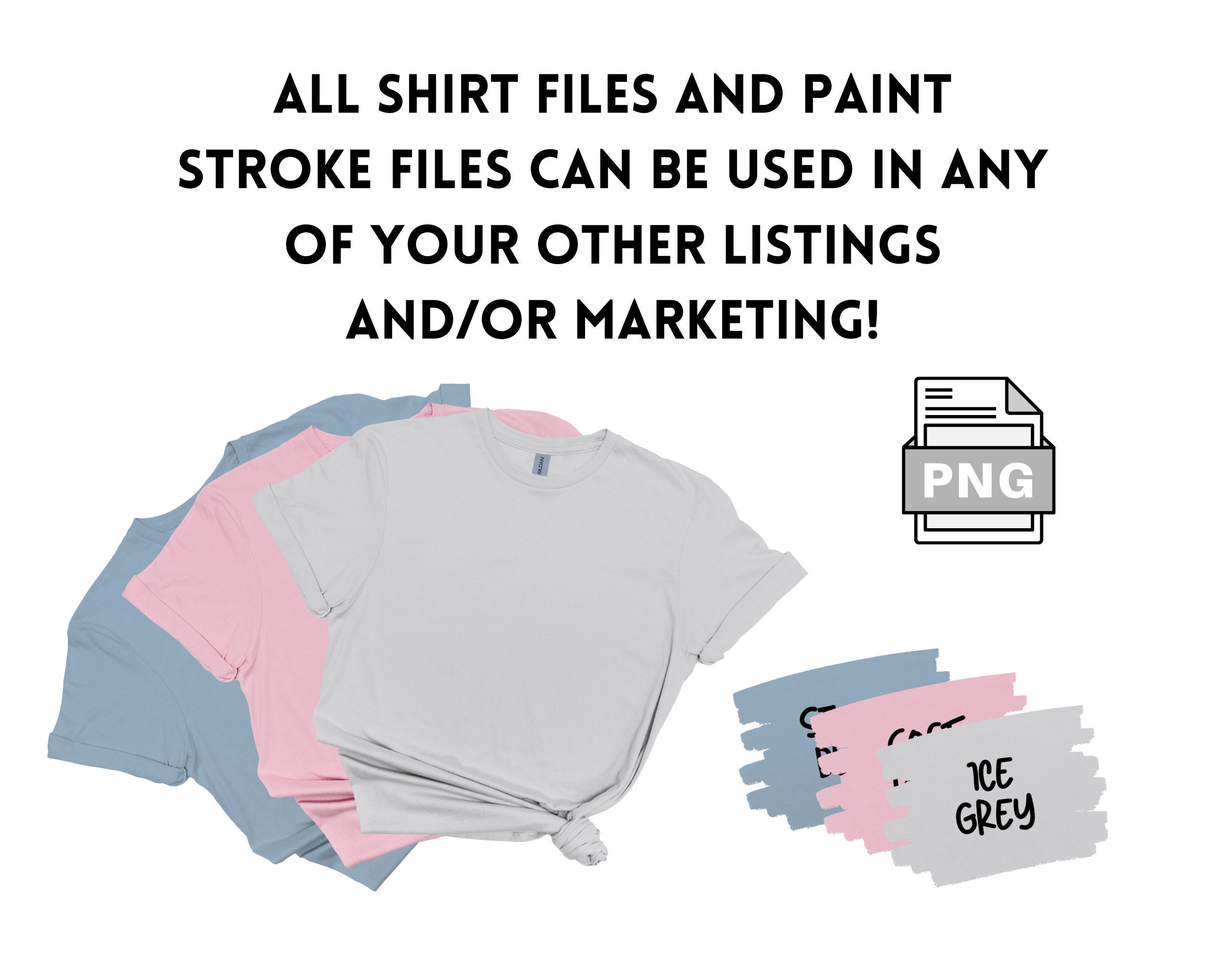 Gildan 64000 Editable Color Chart Bundle Digital File Color Etsy