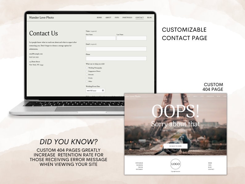 Squarespace Template, Squarespace 7.1 Template, Squarespace site