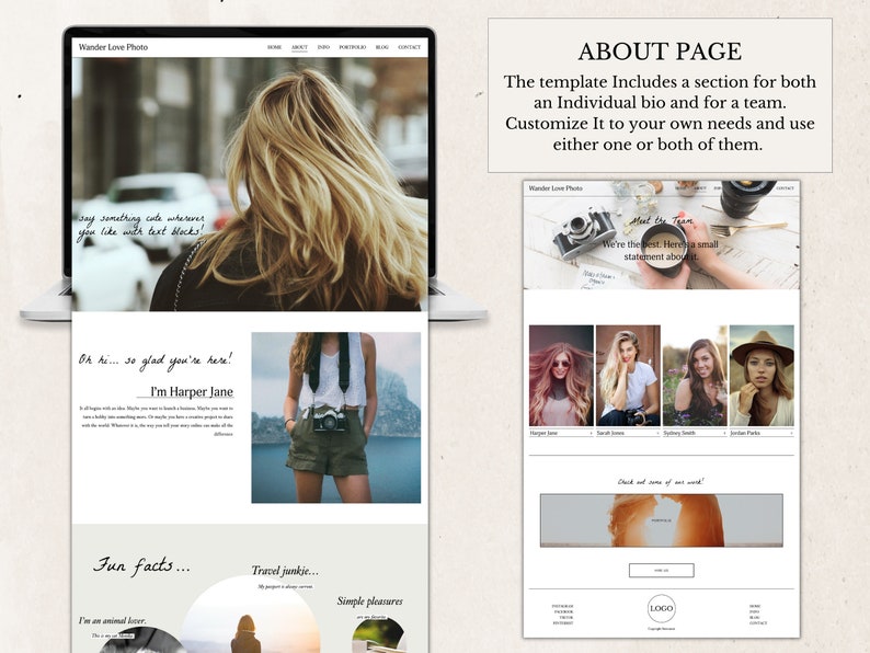 Squarespace Template, Squarespace 7.1 Template, Squarespace site Template, Squarespace