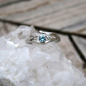 Einzelner Zweig Montana Saphir Ring