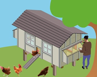 Plans to build a Snazzy Chicken Coop