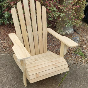 Plans for an Adirondack Chair