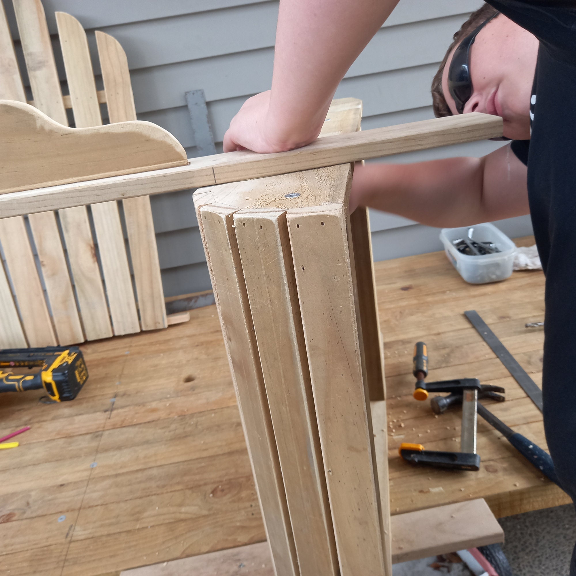 Bouw eenvoudig een Cape Cod Adirondack-stoel met deze plannen - Etsy België, image size:2000x2000