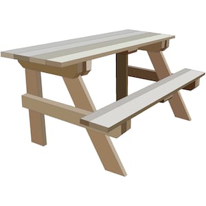 Cómo construir una mesa de picnic de madera de un solo lado: sencillas instrucciones paso a paso para una mesa muy práctica
