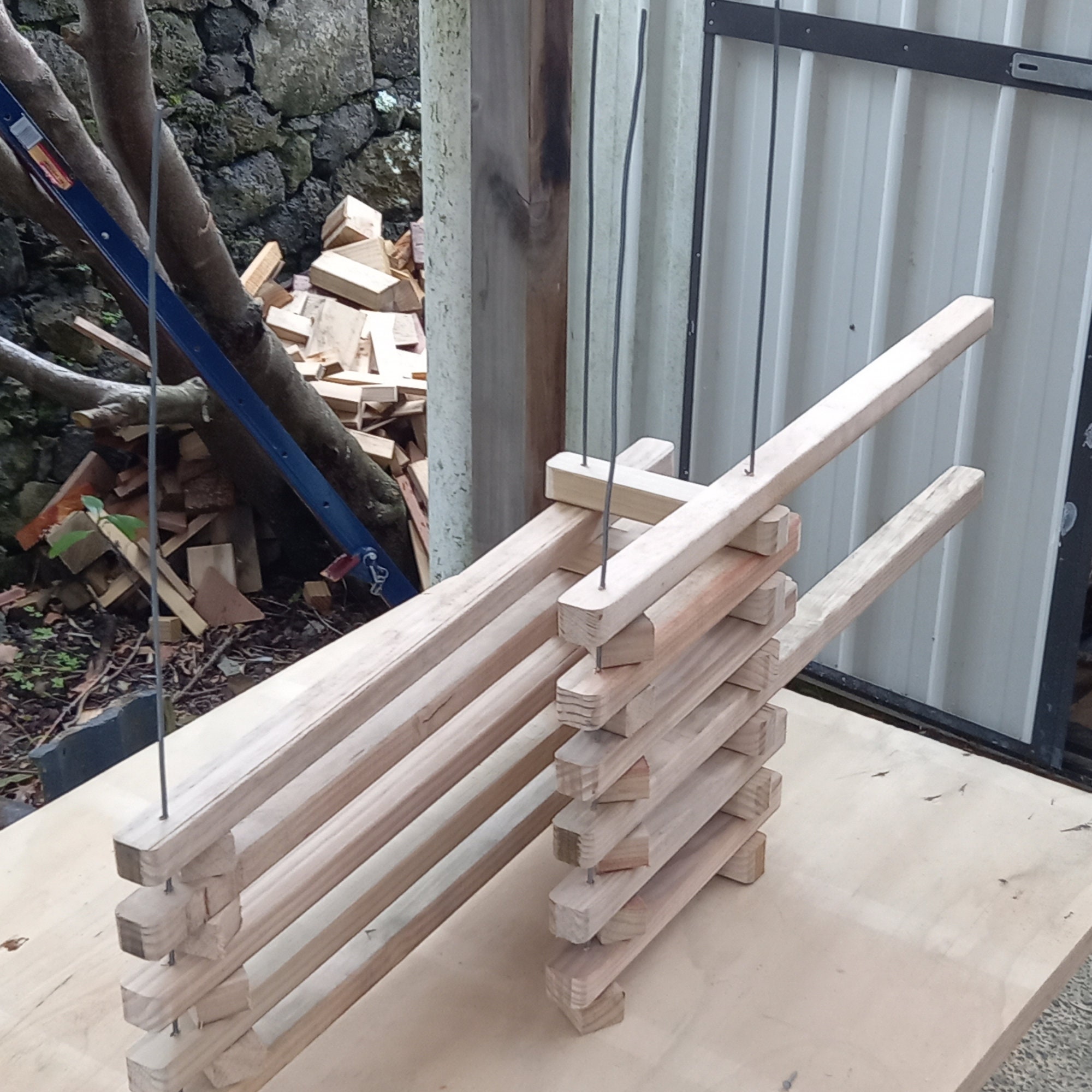 DIY-plannen voor een Camoda-klapstoel met houten latten - Etsy België, image size:2000x2000