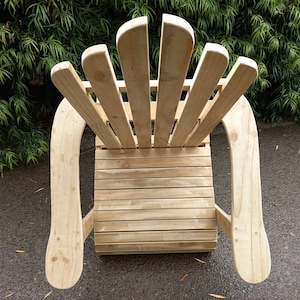 Build a Cape Cod Adirondack Chair easily with these plans