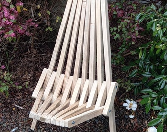 DIY Plans for a Camoda  wood slat folding chair