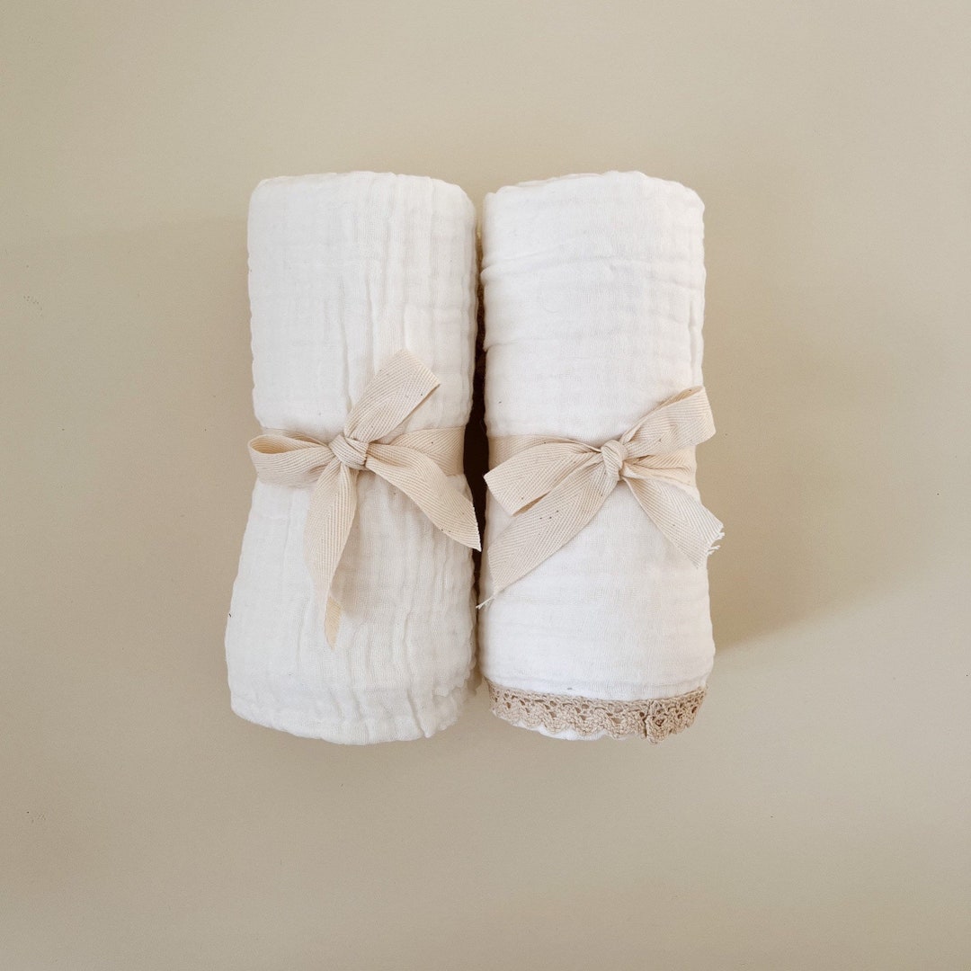 ORGANIC BABY BLANKET, Gauze Baby Blanket, Neutral Baby Blanket, Baby