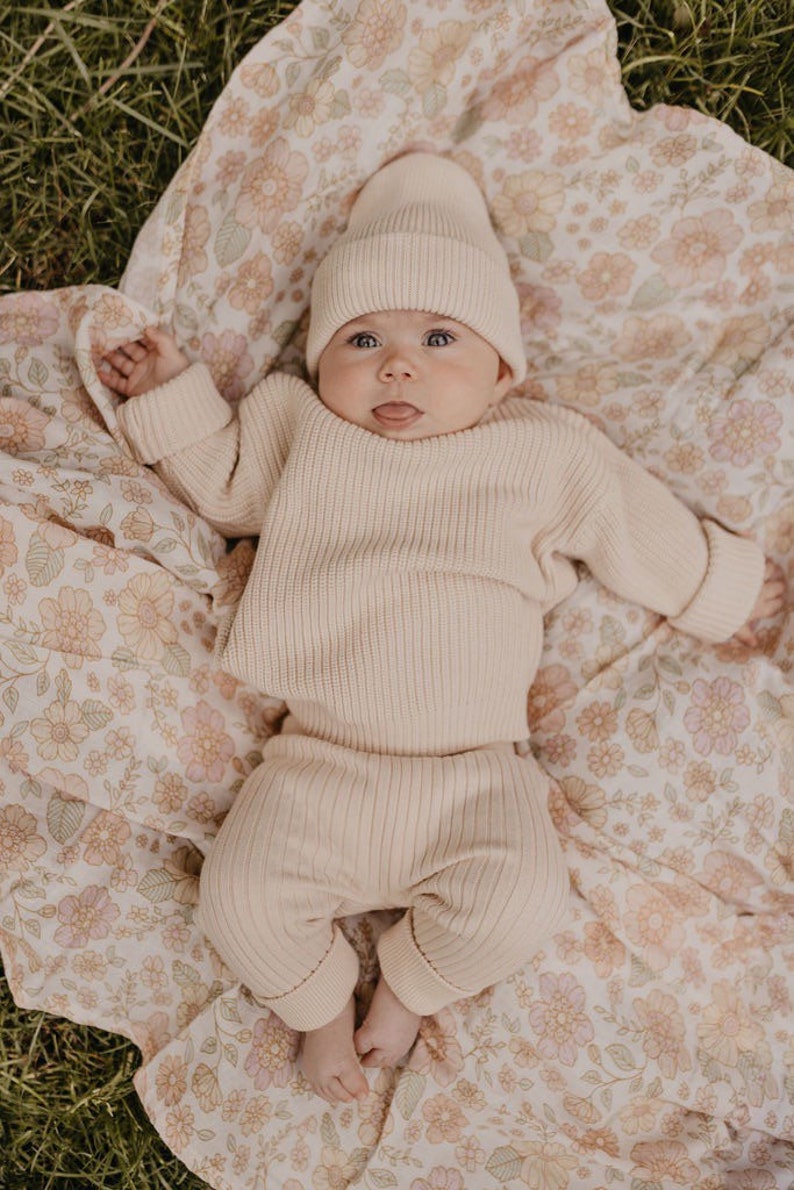 BABY KNIT SET Newborn Knits Winter Baby Knitwear Chunky Etsy