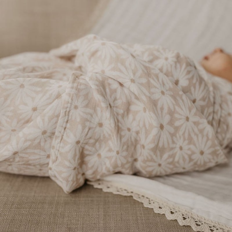 Cotton Muslin Swaddle Blanket main image 1