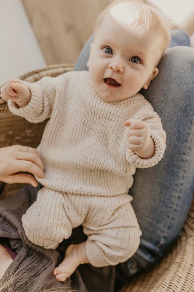 KNITセパレートロンパース BABY KNIT SET, Newborn Knits, Winter Baby Knitwear, Chunky