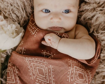 Baby Swaddle Decke: Sedona Boho Decke