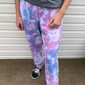 Custom tie dye sweatpants