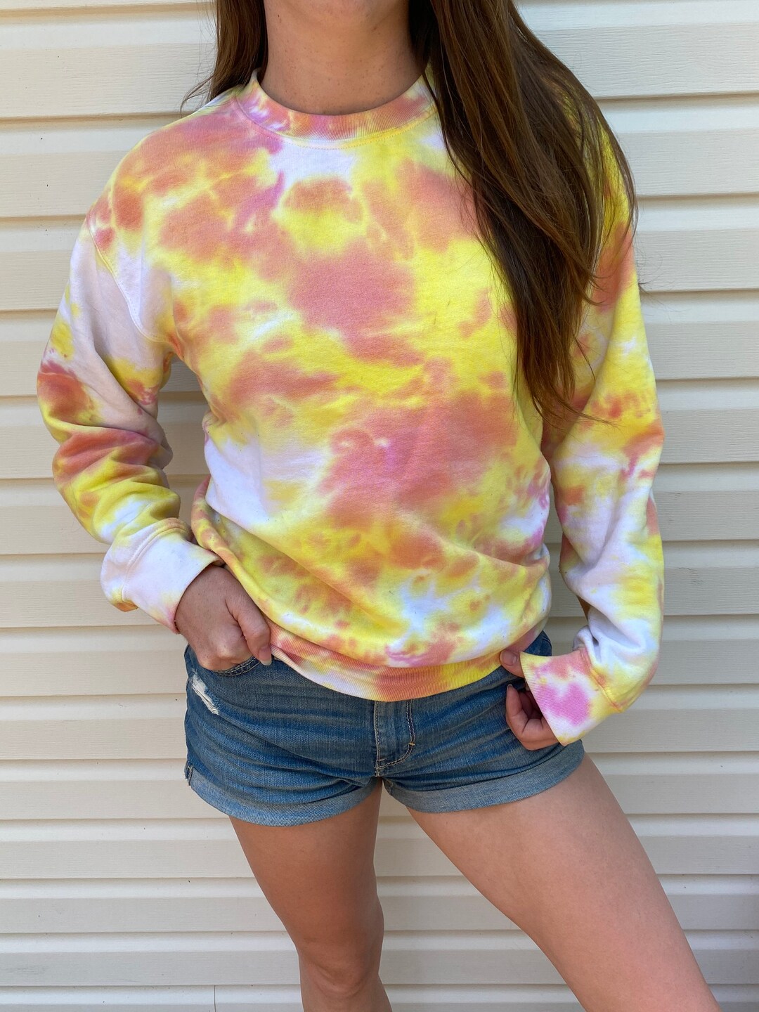 Custom Tie Dye Sweatshirt - Etsy