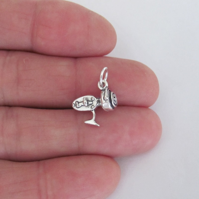 Gone Fishing TG27 Fine English Pewter on a Anklet / Bracelet