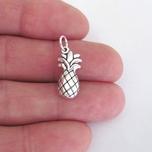 Solid Sterling Silver Pineapple charm (Brand-new)
