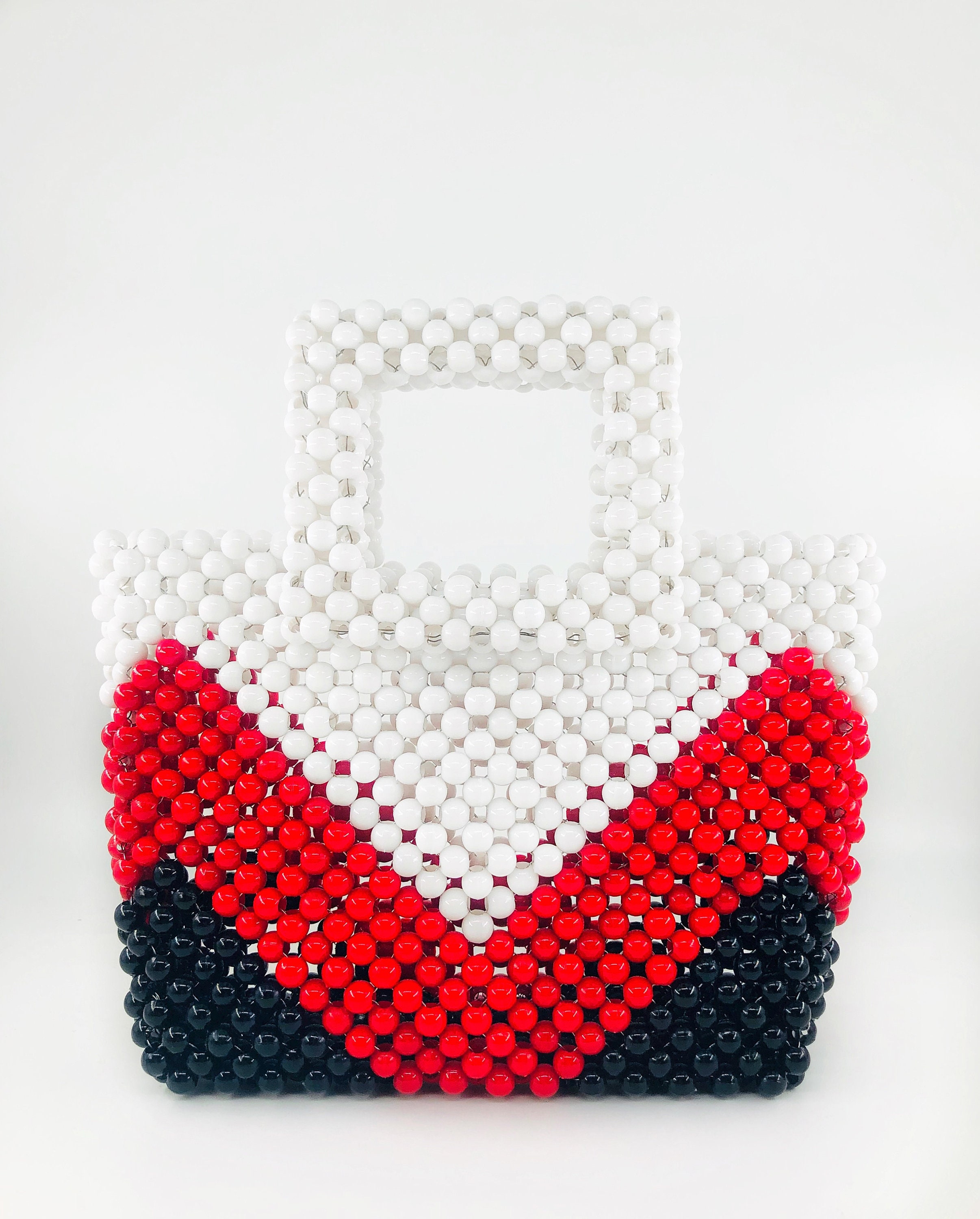 Red Bead Handbag Bead Handbag Bead Bag Women Bead Bag Bead - Etsy