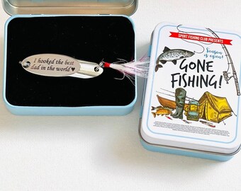 Men's Anniversary Gift Fishing Gear dad Personalised fishing gift accessories ideas for boyfriend best for him angler