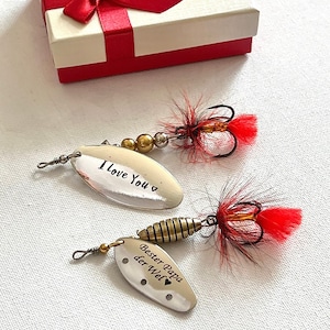 fathers day Gift idea personalized Pro quality Pike Bass Spinner Bait for Fishing Lover  Glücksköder Vatertag pontoon 21 trait #4 Myran Toni