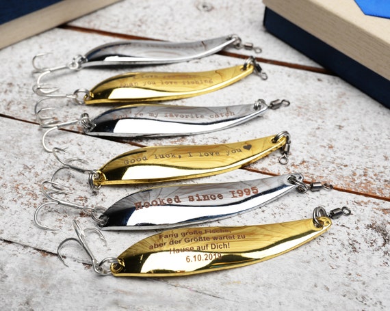 Personalized Fishing Gift Leurre Personnalise for Him Husband Gift Mens  Lure for Bass Fisherman Present Real Man Catchy Lucky Lure Grandpa -   Canada