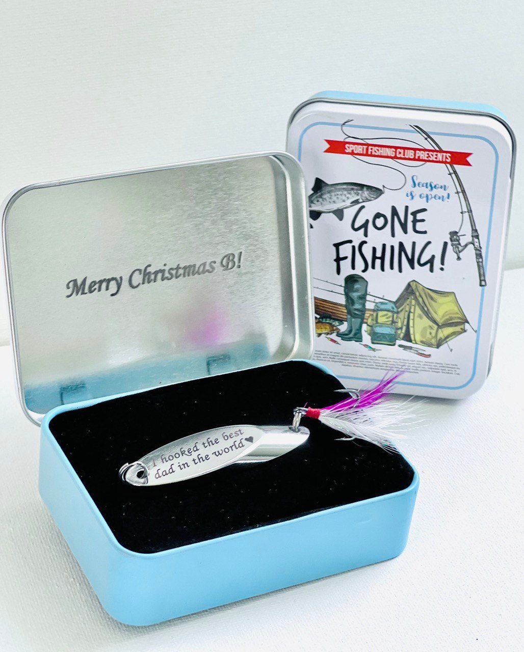 st valentine&#39;s day gift Fishing Custom Lure father&#39;s  gift fisherman Gift for Dad Uncle husband Anniversary Vatertag sgeschenk Reel Bait