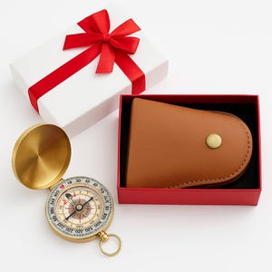 Geschenk für Reisende Benutzerdefinierte Outdoor Geschenk Kompass für Reisende oder Segler Portable Camping Geschenk Vintage Souvenir Souvenir Geschenk