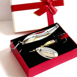 Custom Angelköder Vatertags Geschenk für Papa Gravierte Köder Mann für Hecht Barsch