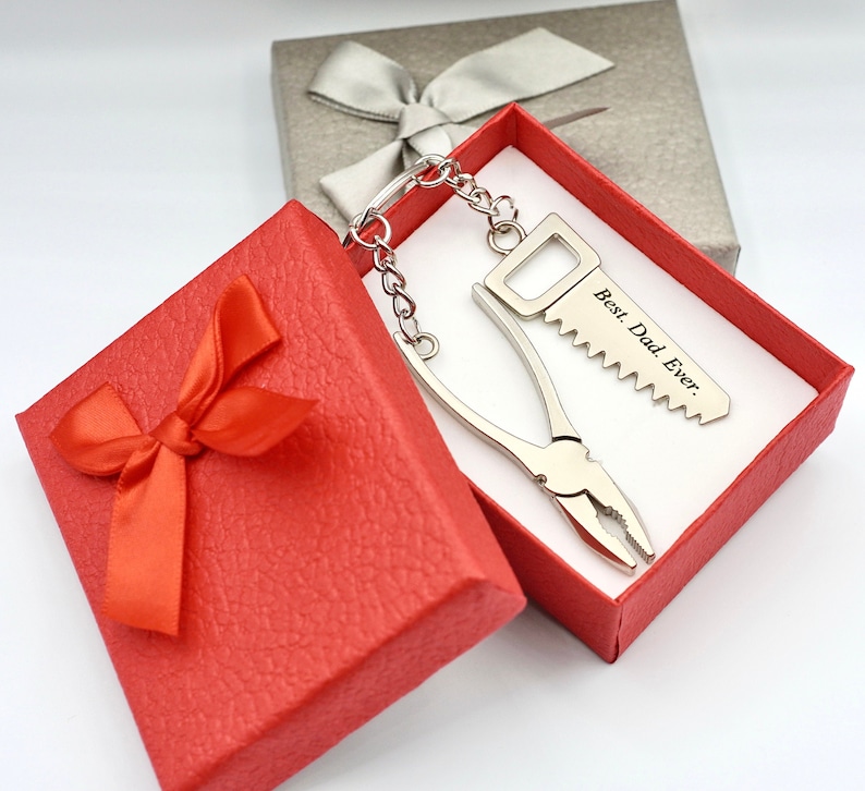 Mechanic Wrench Keychain Tools Father's Gift for Dad Etsy