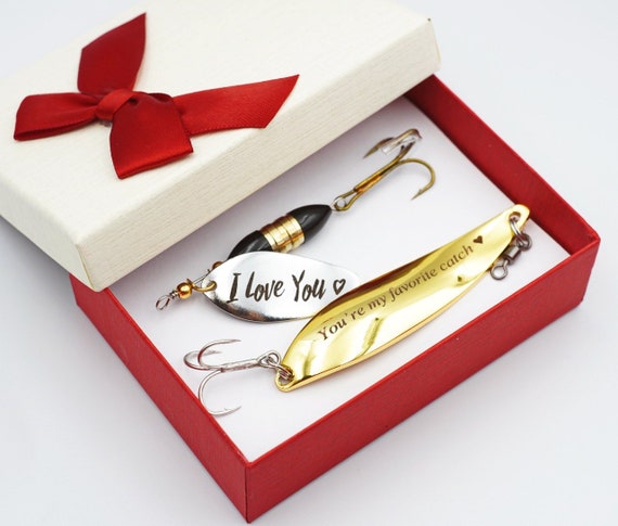 Father's Day Gift Idea Fishing Lure Easter Gold Silver Fisherman Gift  Brother-in-law Fishing Buddy Gift Ideas for for Man Ancle 