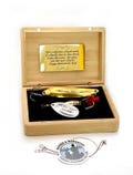 O-Fish-Ally Retired fishing gift for Retirement Dad Fisherman, colleague, boss Personalized Lure Set Engraved coworker