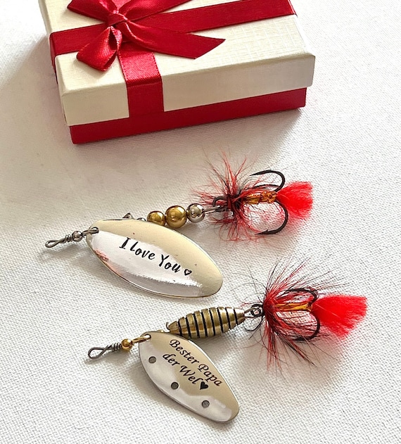 Personalized Pro Quality Pike Bass Spinner Bait Christmas Gift for Fishing  Lover Lure Glücksköder Vatertag Pontoon 21 Trait 4 Myran Toni 