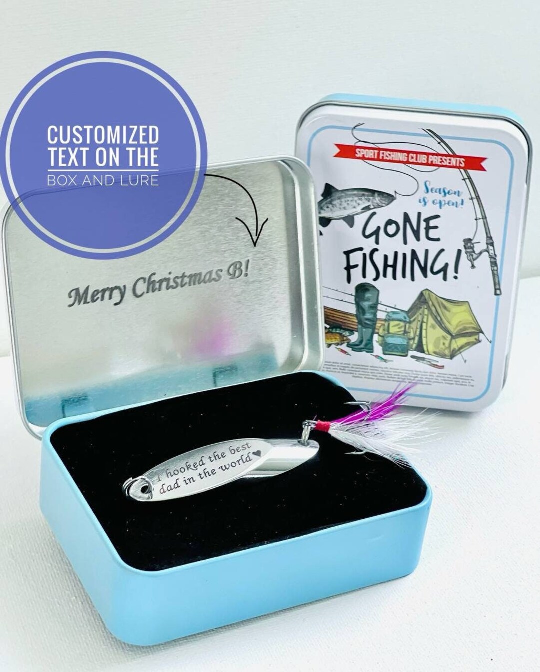 Custom Fishing Gift Box Father