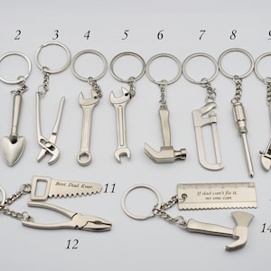 Corporate Gift Mechanic Wrench keychain tools Father&#39;s gift for Dad handyman, hardware Vatertagsgeschenk carpenter, electrician, plumber